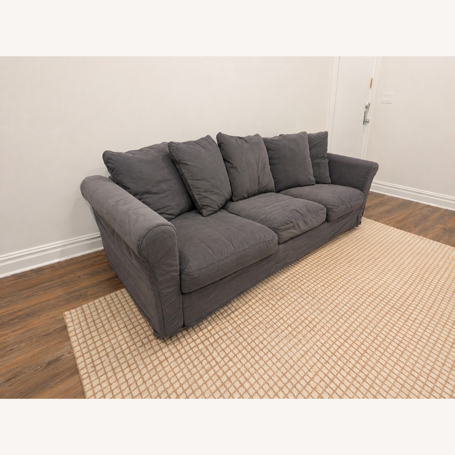 IKEA Harlanda Light Gray 3+ Seater Sofa - image-2