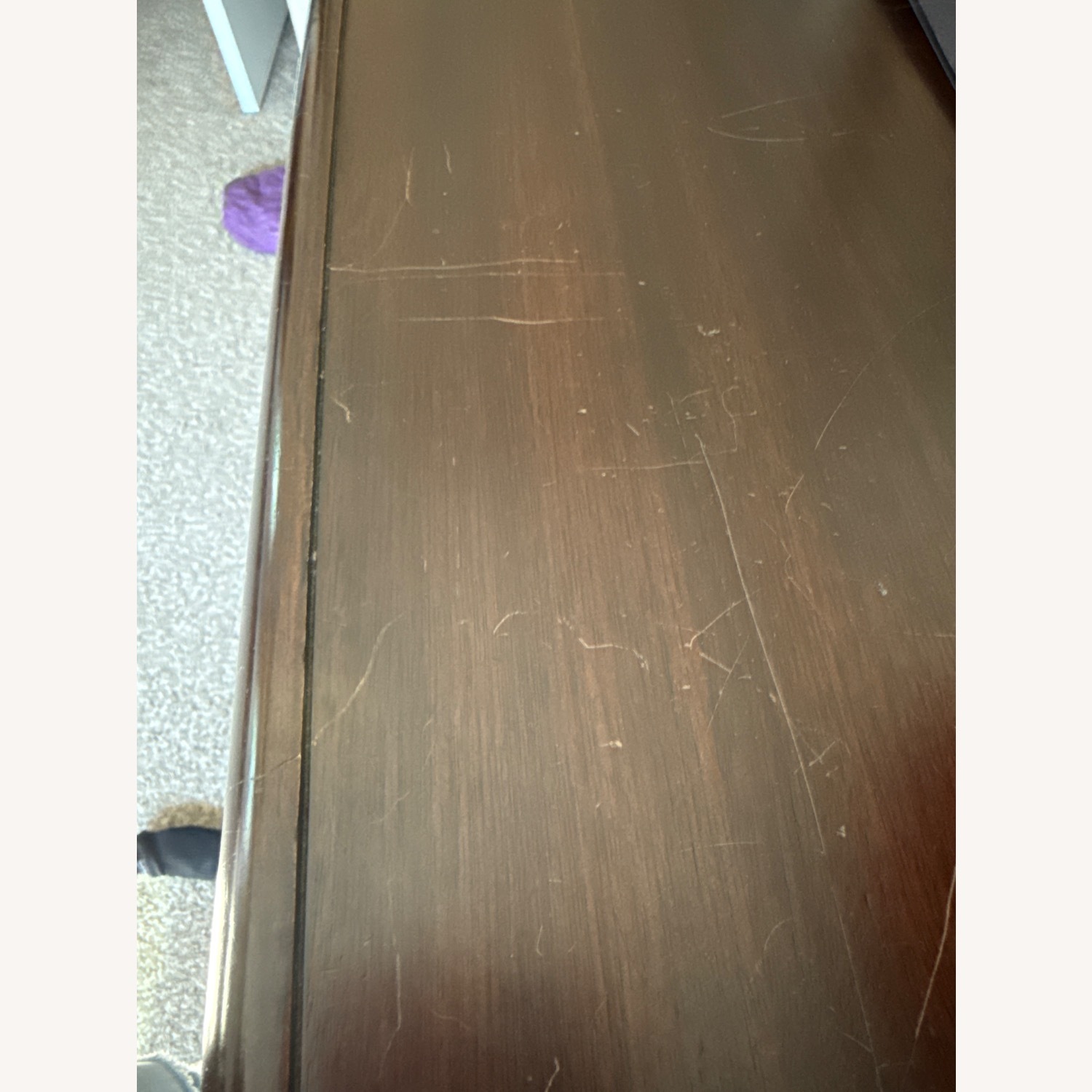 Rooms To Go Dark Brown Wood Dresser - image-2