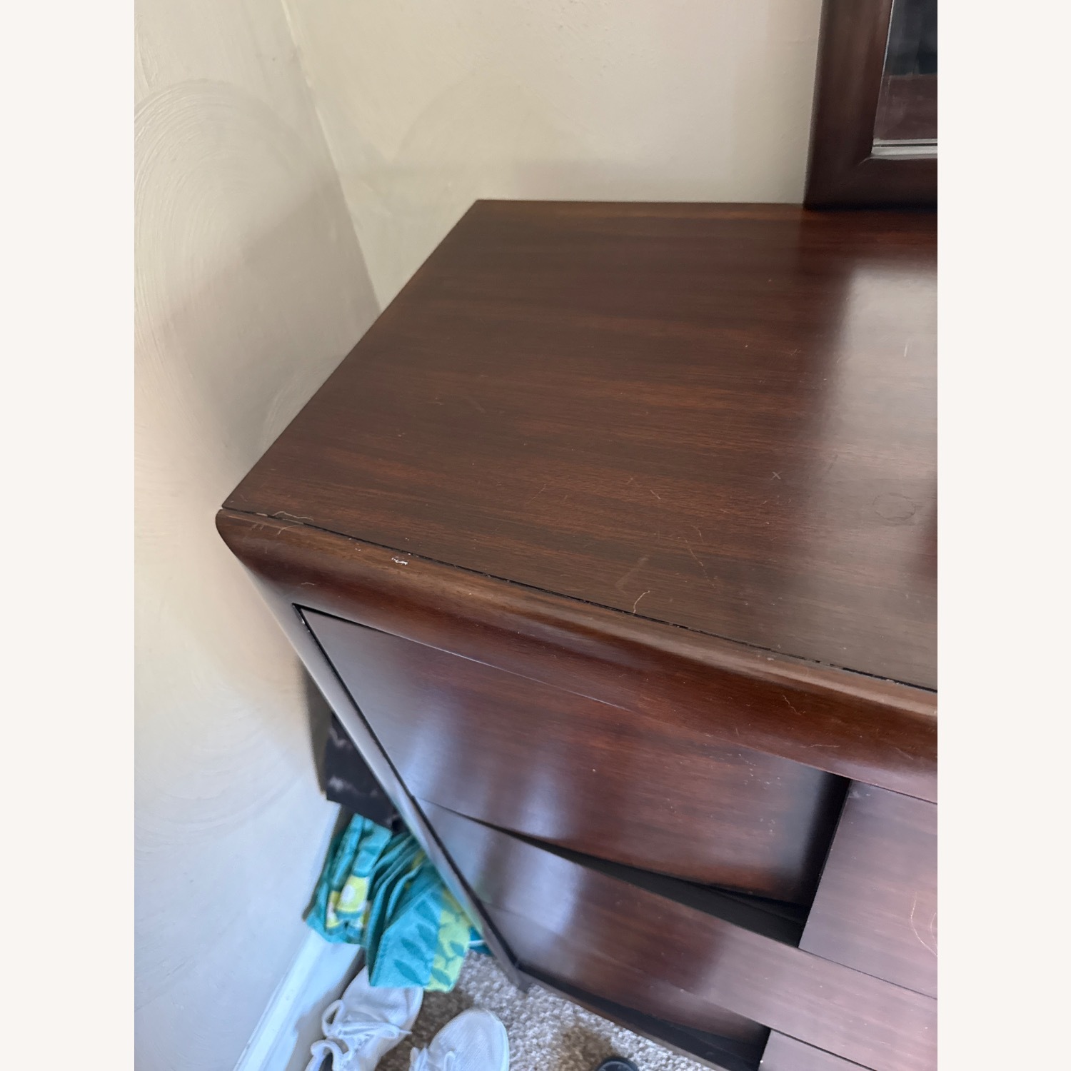 Rooms To Go Dark Brown Wood Dresser - image-3