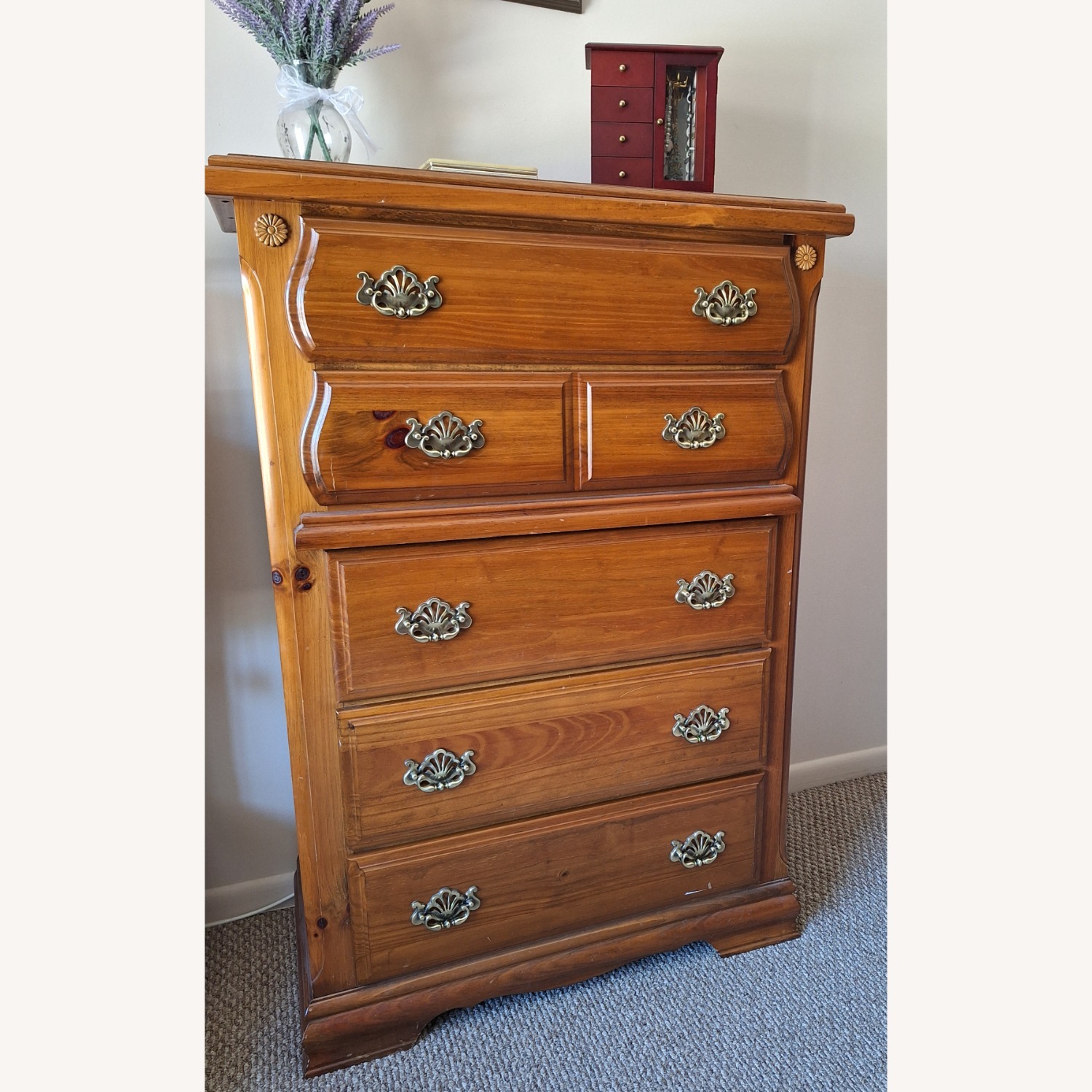 Bassett Natural Wood Dresser - image-1