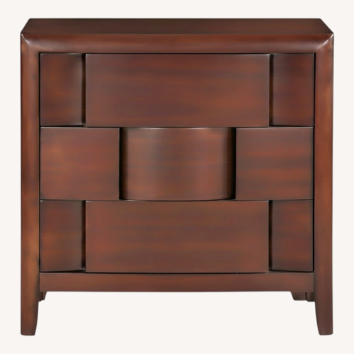 Used Rooms To Go Dark Brown Wood Nightstand for sale on AptDeco