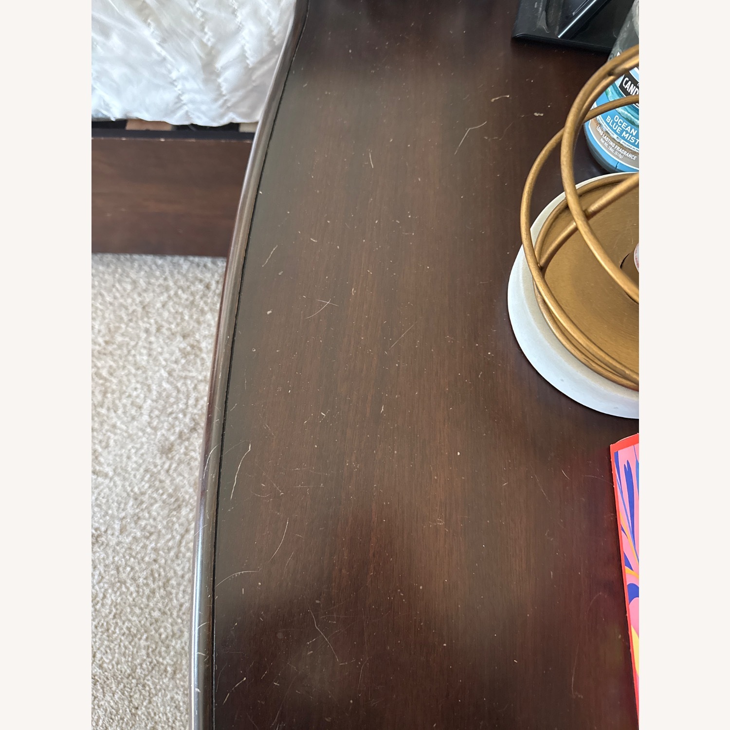 Rooms To Go Dark Brown Wood Nightstand - image-3