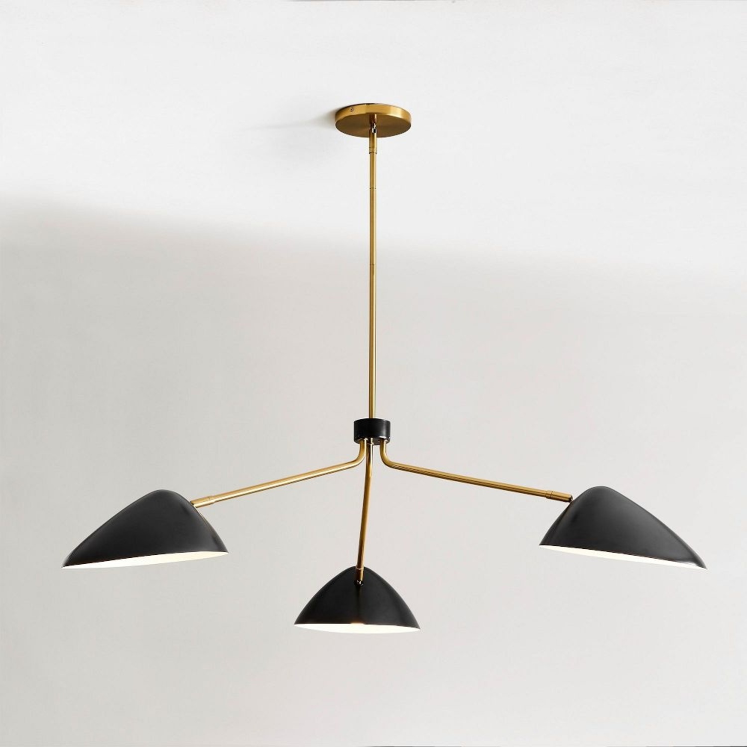 West Elm Curvilinear Mid-Century Chandelier 55" - image-5