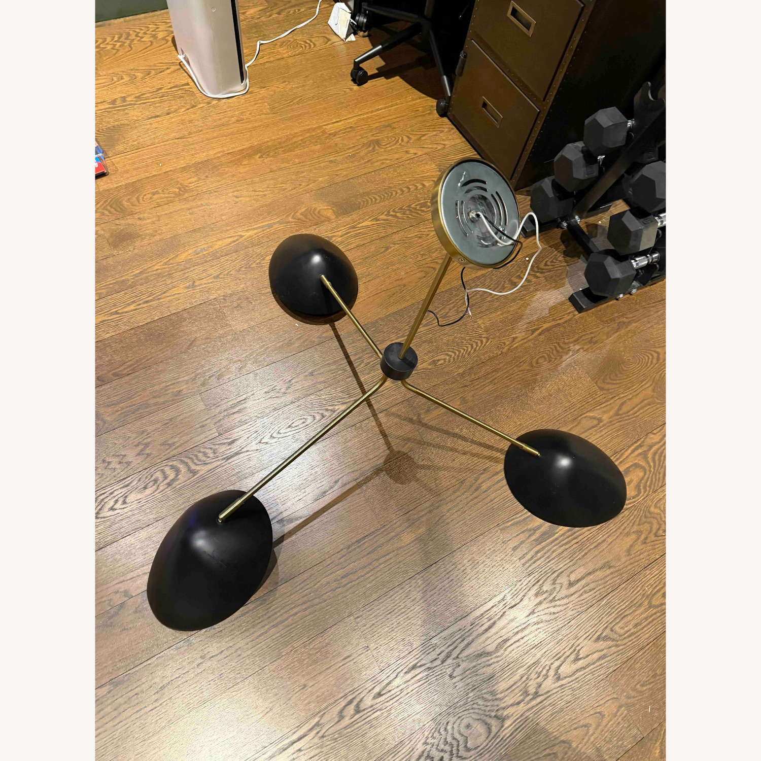 West Elm Curvilinear Mid-Century Chandelier 55" - image-4