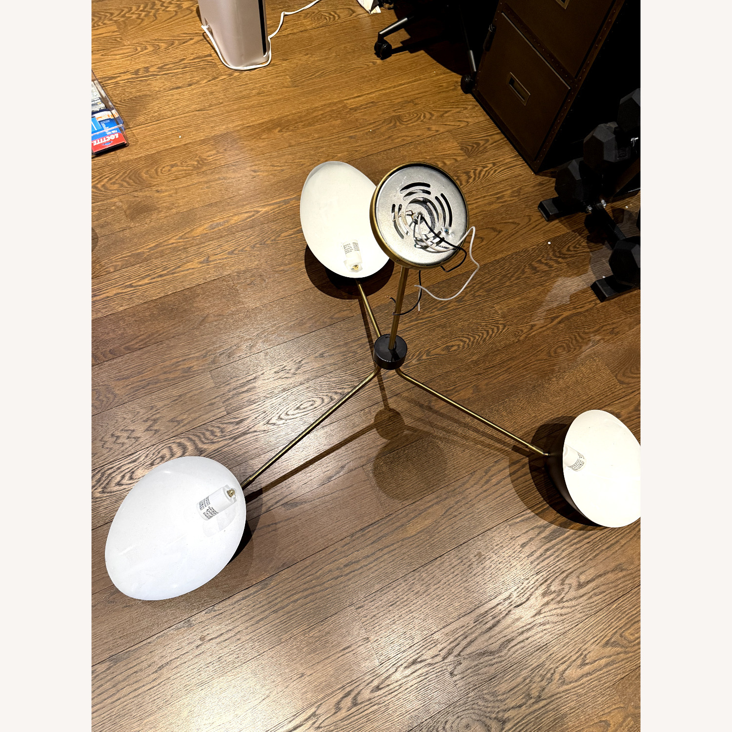 West Elm Curvilinear Mid-Century Chandelier 55" - image-3
