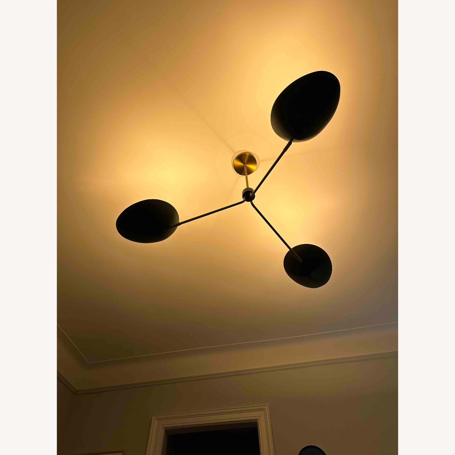 West Elm Curvilinear Mid-Century Chandelier 55" - image-2