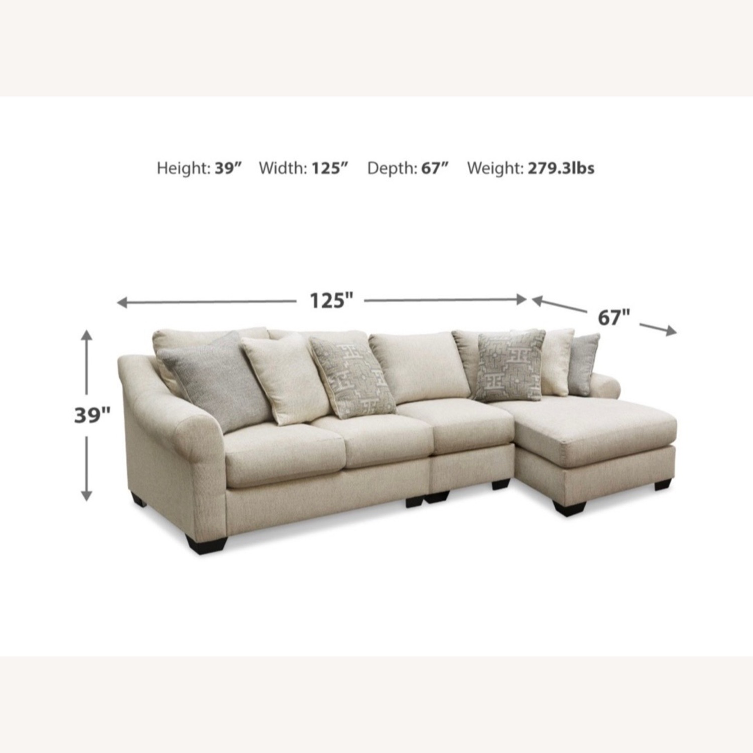 Ashley Furniture Carnaby 3 Piece Sectional - image-3