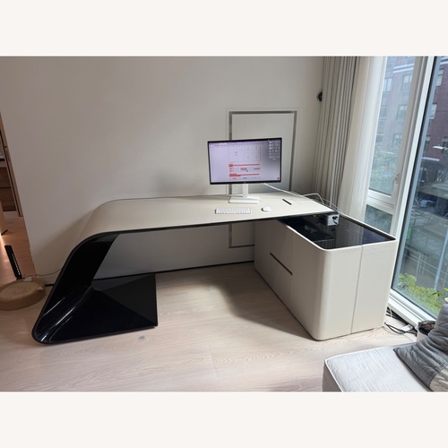 Used Architectural Sculptural Desk  for sale on AptDeco