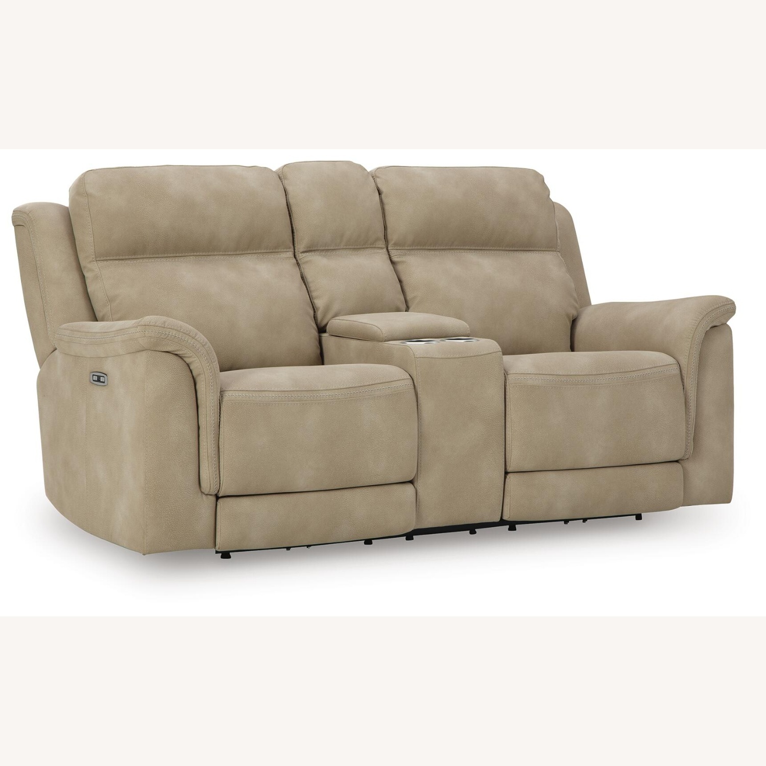 Ashley Furniture Light Brown 2 Seater Sofa - image-5