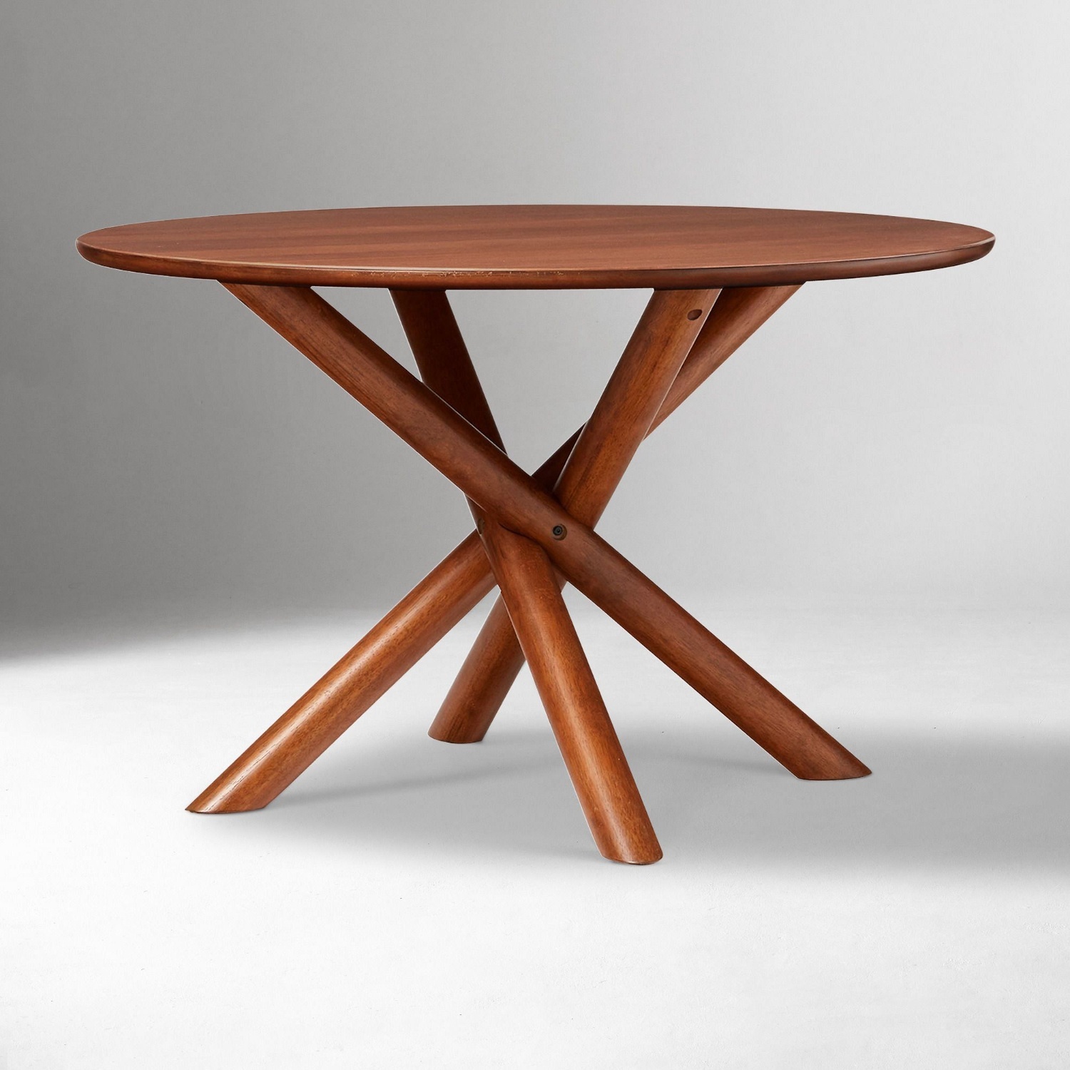 West Elm Dark Brown Wood Dining Table - image-4
