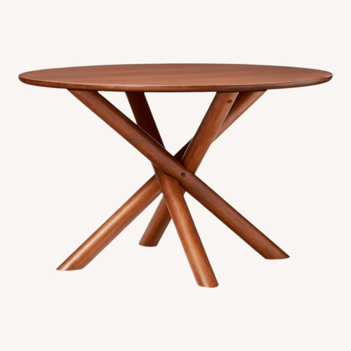 Used West Elm Dark Brown Wood Dining Table for sale on AptDeco