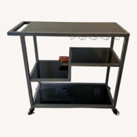 Black Bar Cart