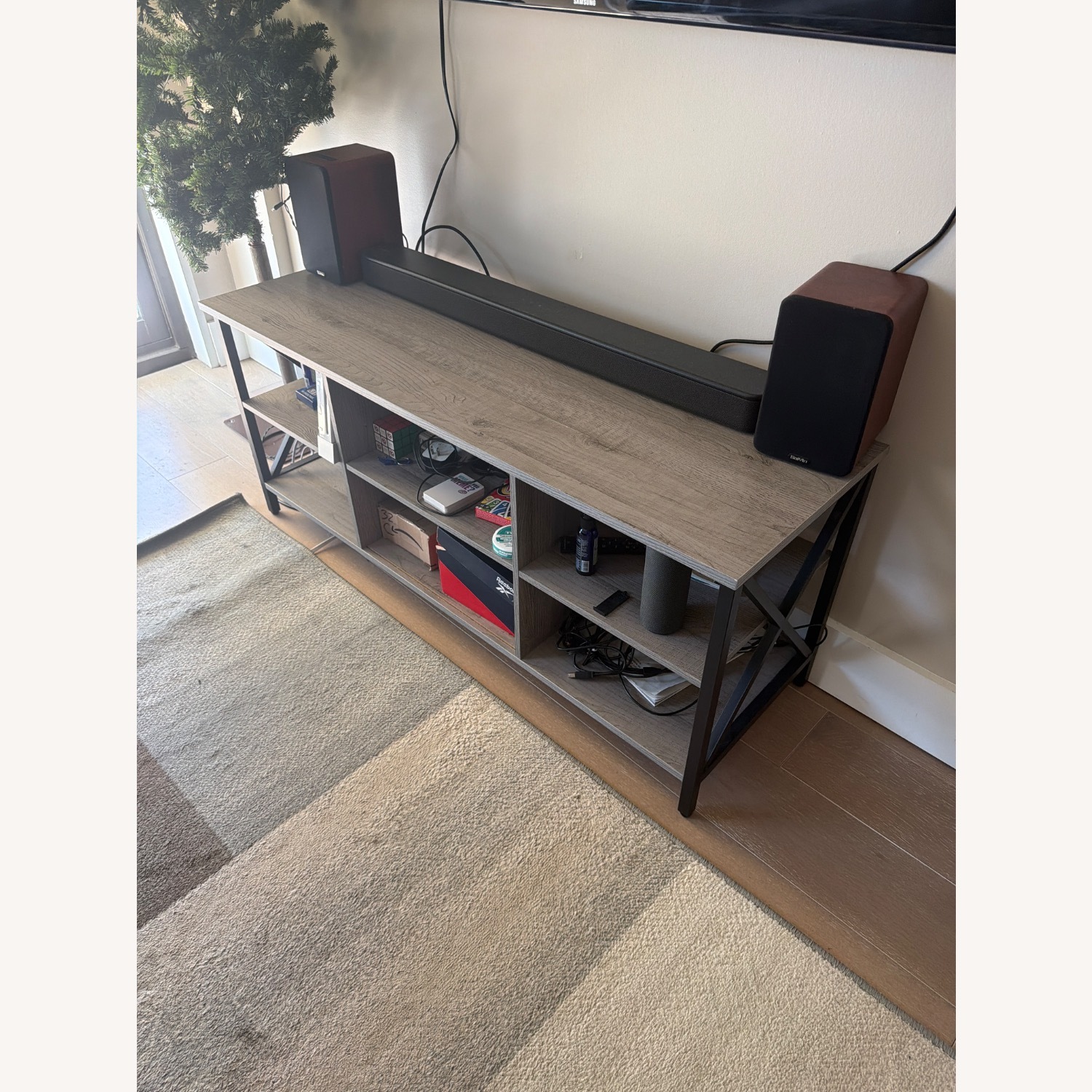 Light Gray Media Storage - image-1