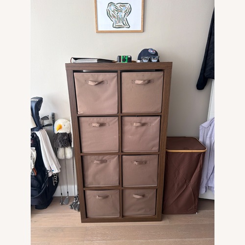 Used Dark Brown Armoire for sale on AptDeco
