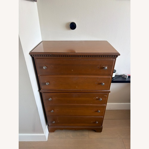 Used Dark Brown Armoire for sale on AptDeco