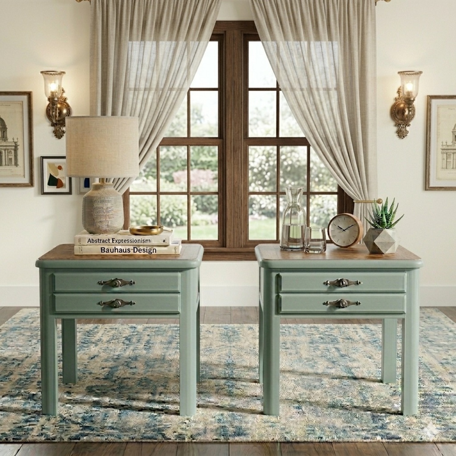 Thomasville End/Side Tables (Solid Wood) - image-4