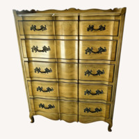 Vintage/Antique Finds Light Brown Wood Dresser