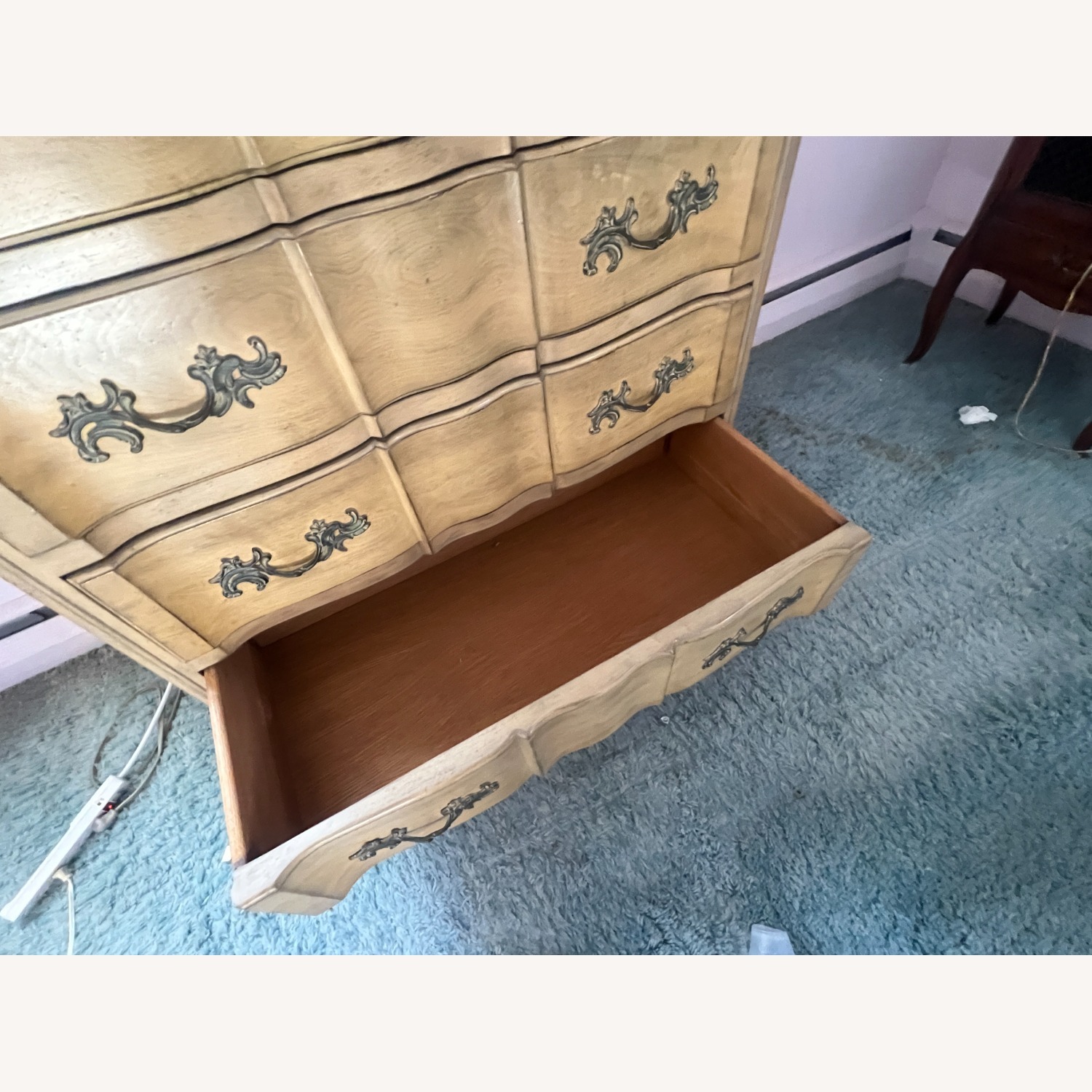 Vintage/Antique Finds Light Brown Wood Dresser - image-5