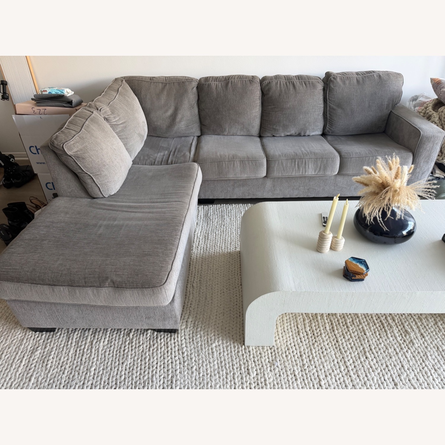 Ashley Furniture Altari Light Gray 2 Piece Sectional - image-3