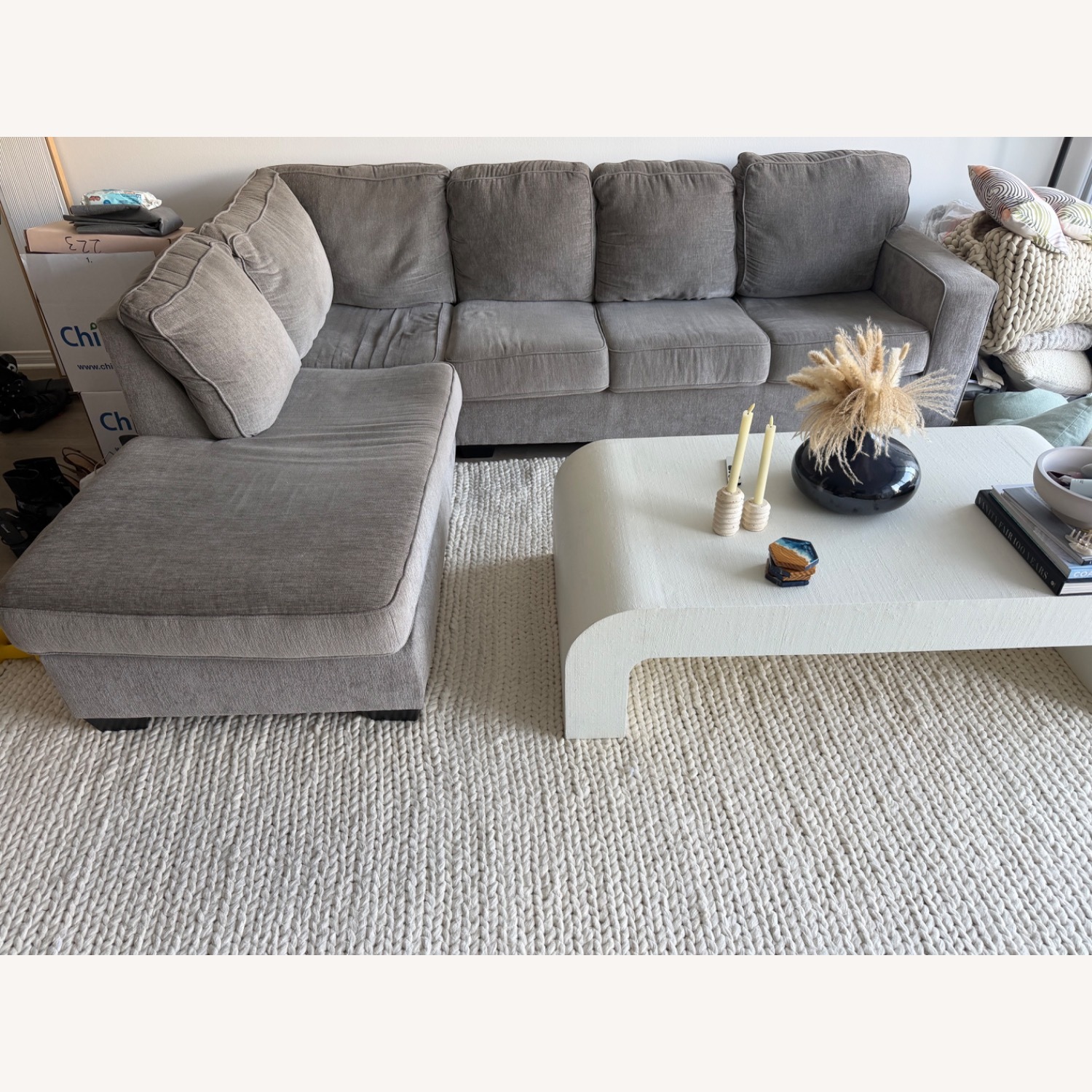 Ashley Furniture Altari Light Gray 2 Piece Sectional - image-8