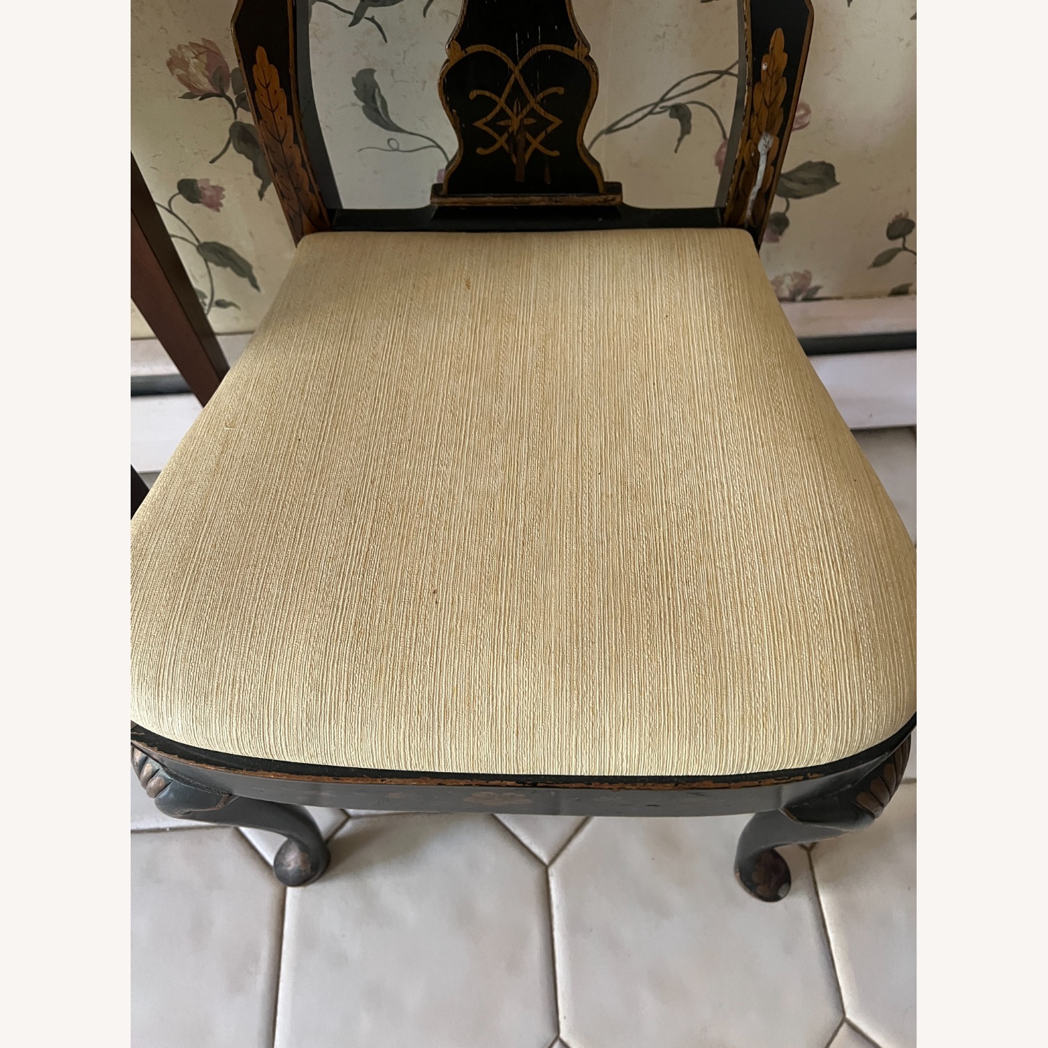 Vintage/Antique Dark Brown Accent Chairs - image-3