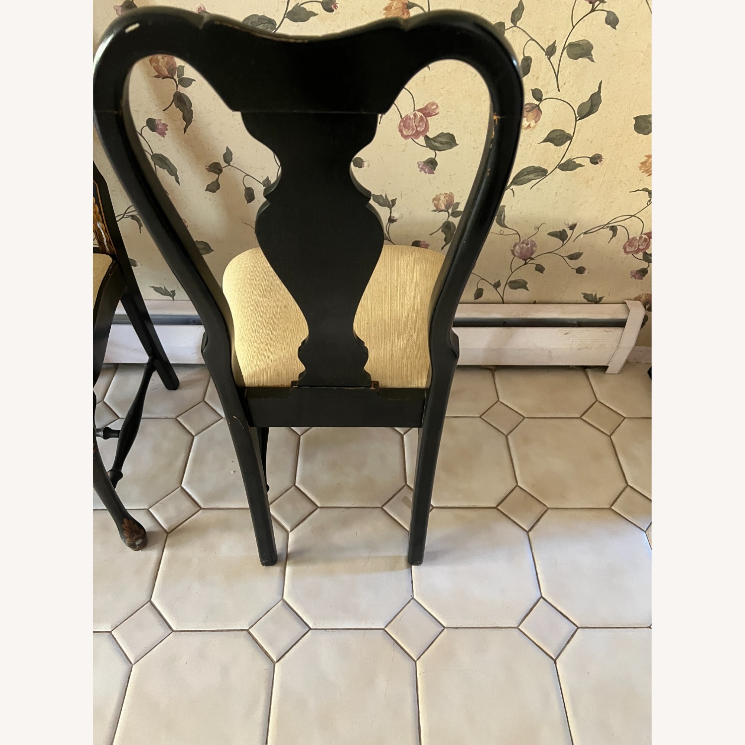 Vintage/Antique Dark Brown Accent Chairs - image-4