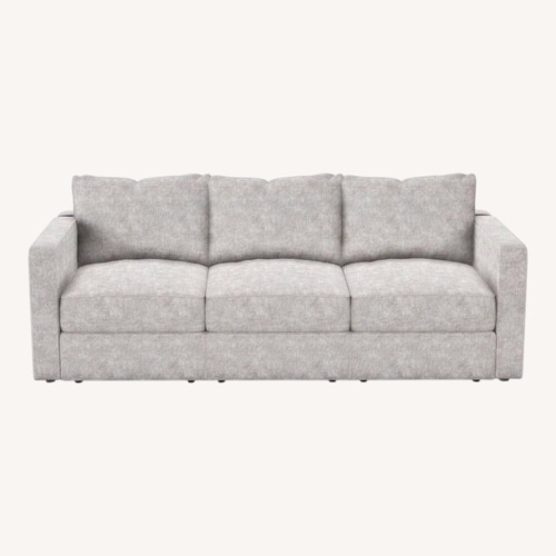Used LoveSac Light Gray Velvet 3+ Piece Sectional  for sale on AptDeco