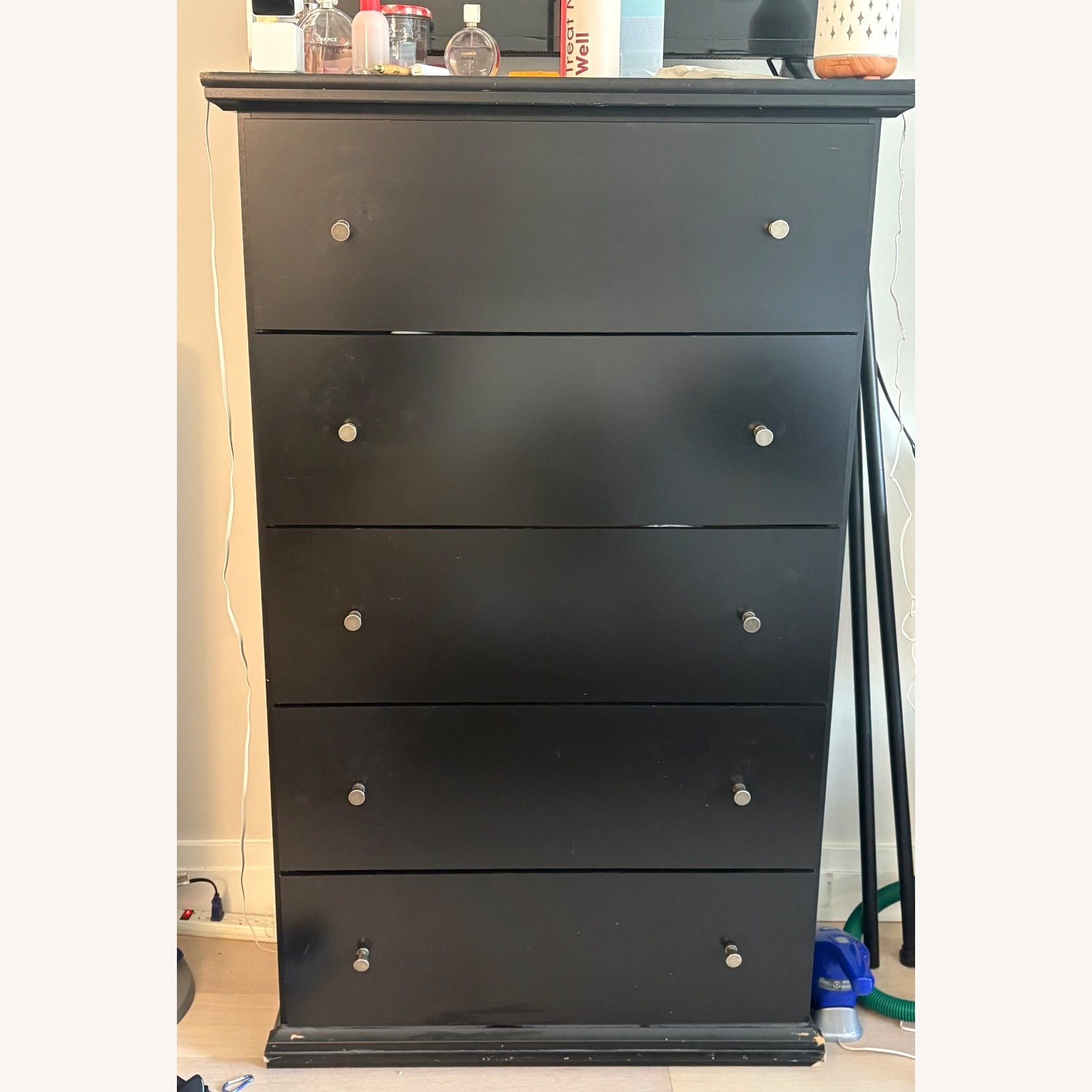 Black Wood Dresser - image-1