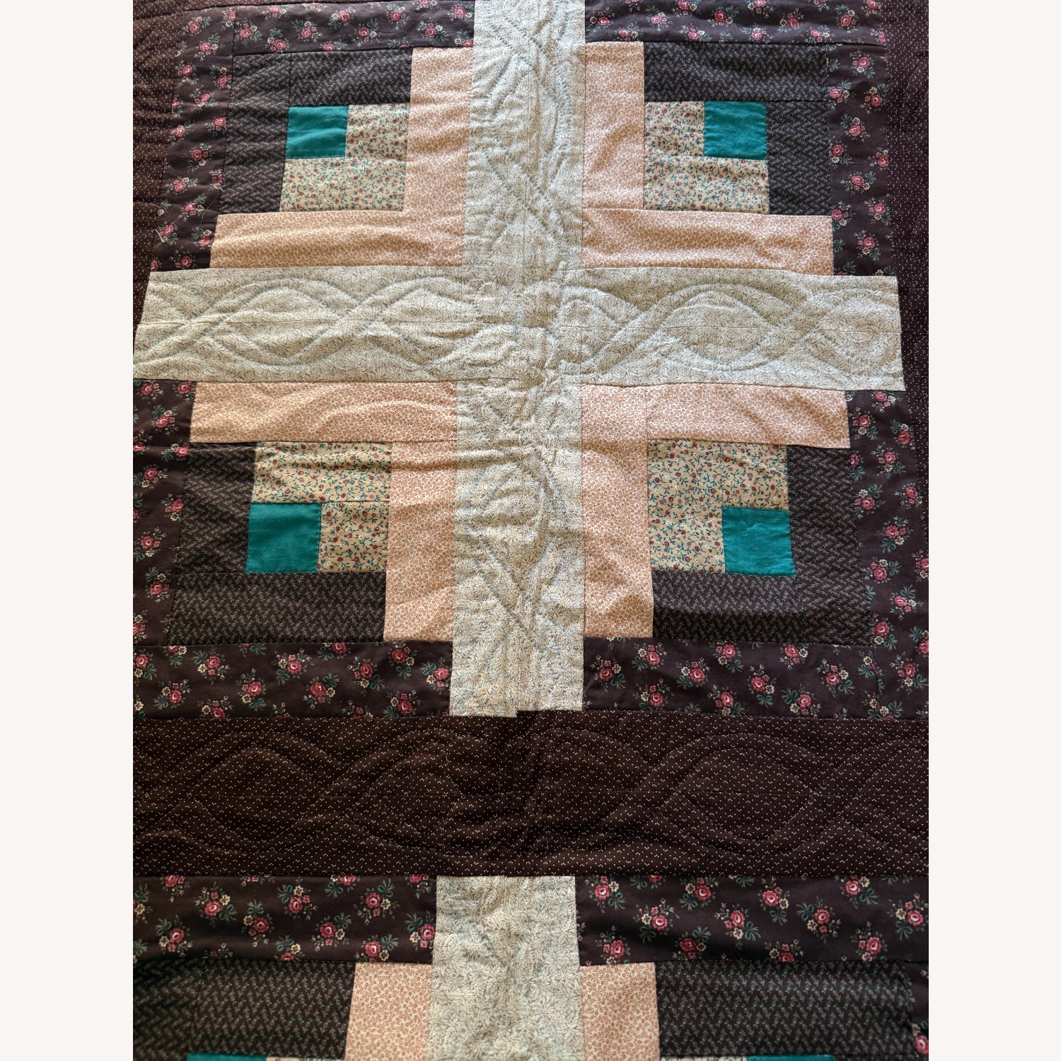 Dark Brown Cotton Décor - image-1