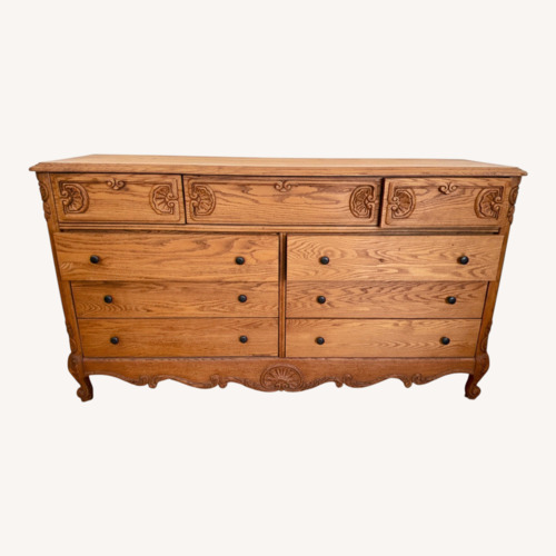 Used Bebe Furniture Natural Wood Dresser for sale on AptDeco