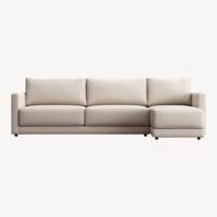 Crate & Barrel 3 Piece Sectional 