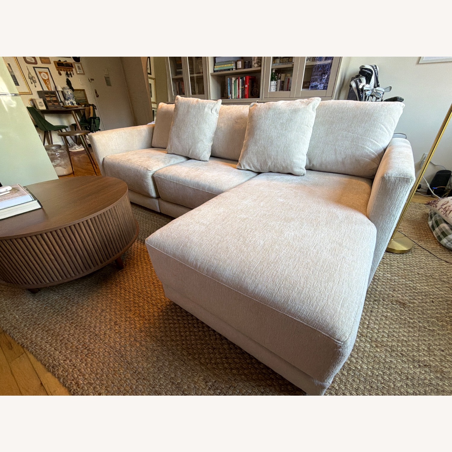 Crate & Barrel 3 Piece Sectional - image-6