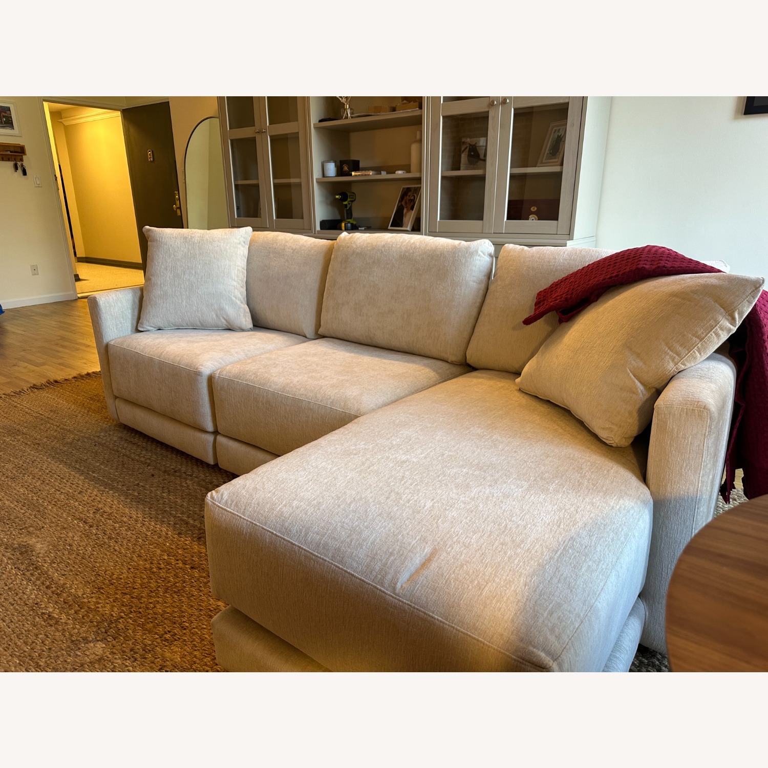 Crate & Barrel 3 Piece Sectional  - image-1