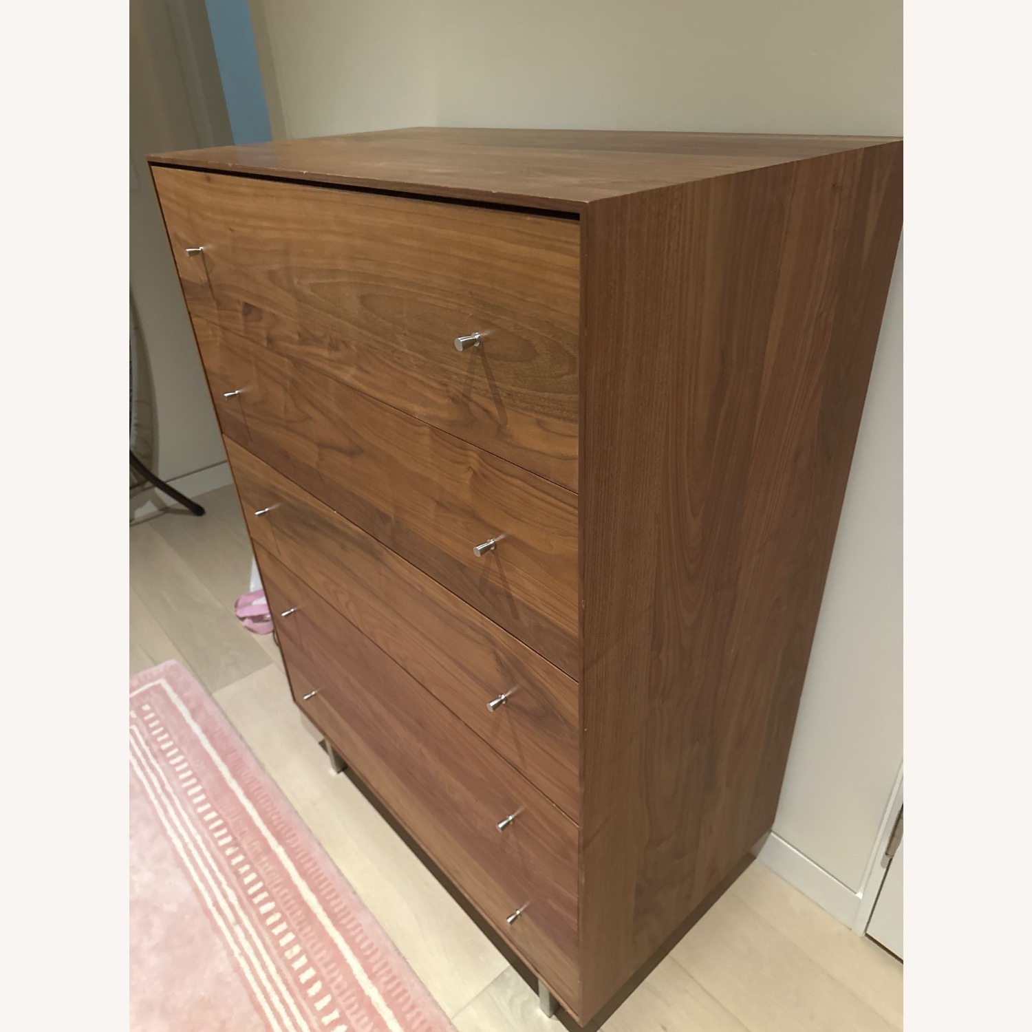 Room & Board Hudson 5 Dresser Walnut Armoire - image-10