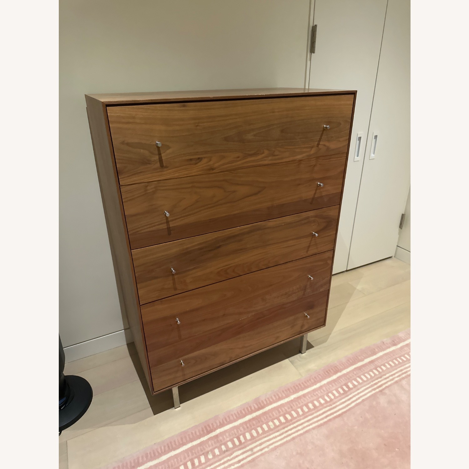 Room & Board Hudson 5 Dresser Walnut Armoire - image-11