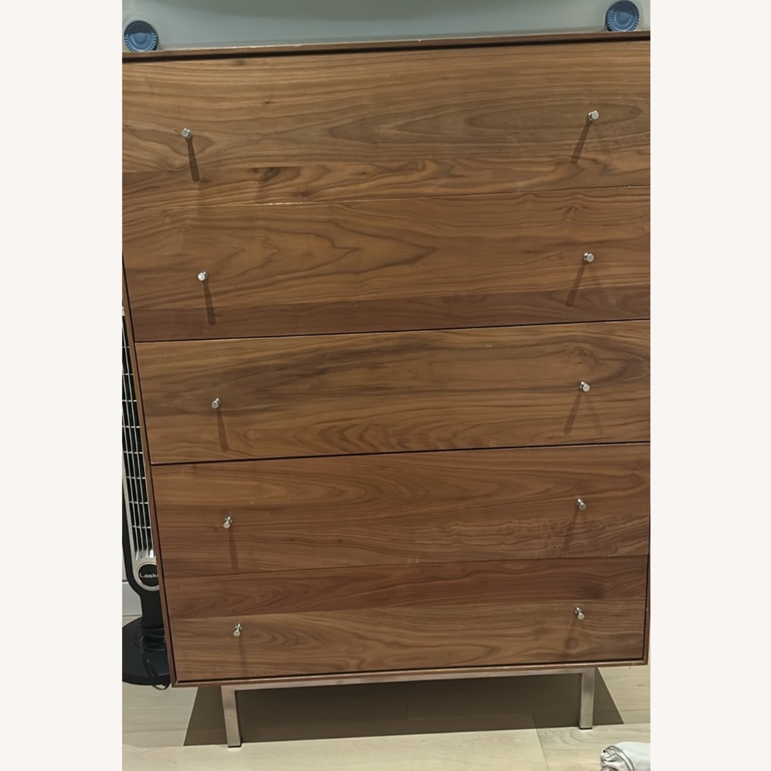 Room & Board Hudson 5 Dresser Walnut Armoire - image-7