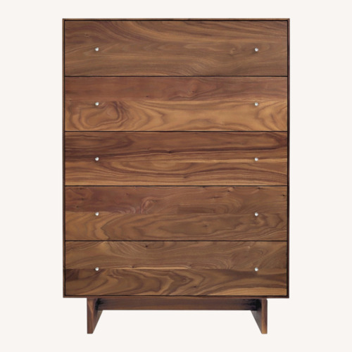 Used Room & Board Hudson 5 Dresser Walnut Armoire for sale on AptDeco