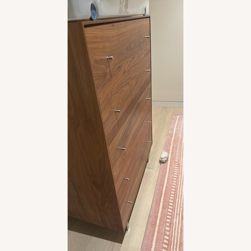 Used Room & Board Hudson 5 Dresser Walnut Armoire for sale on AptDeco