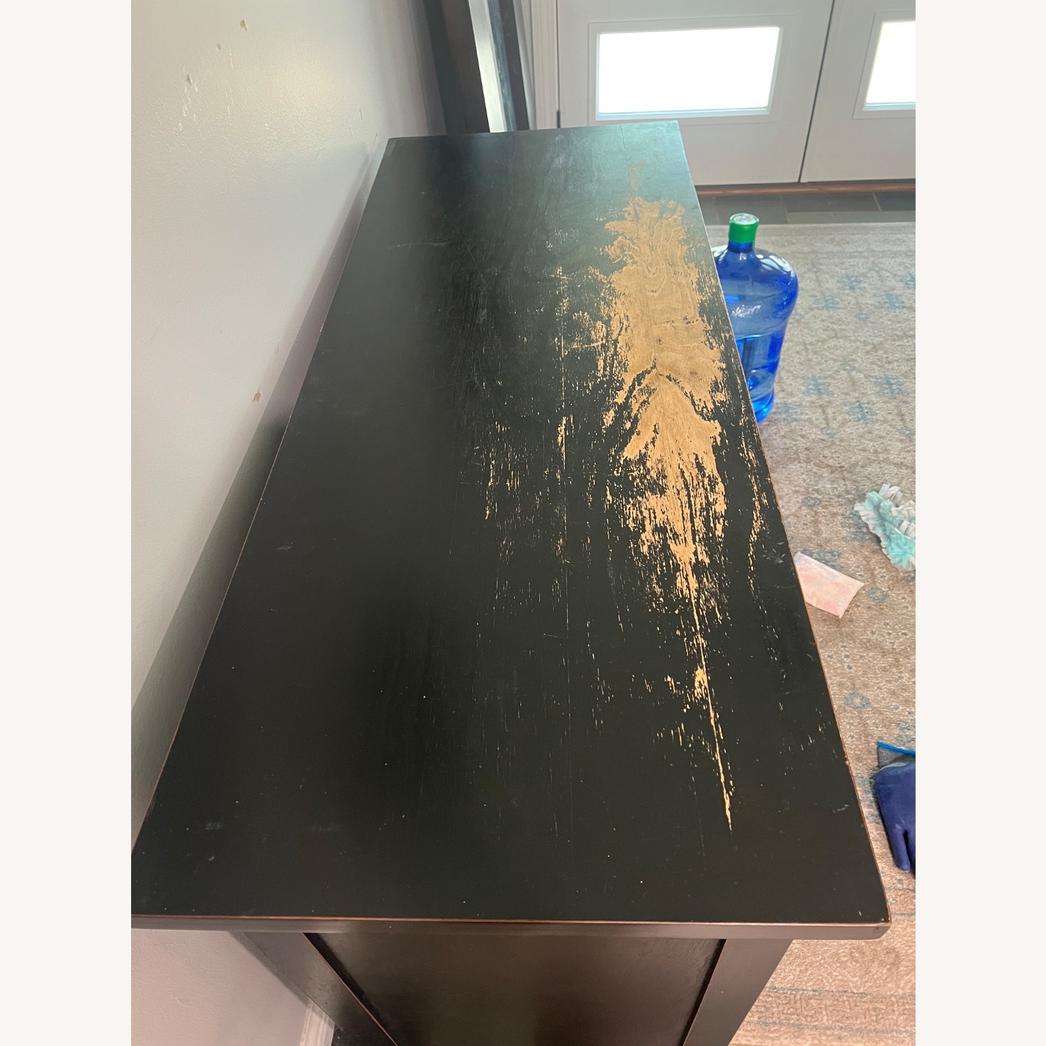 Dark Brown Wood Sideboard - image-3