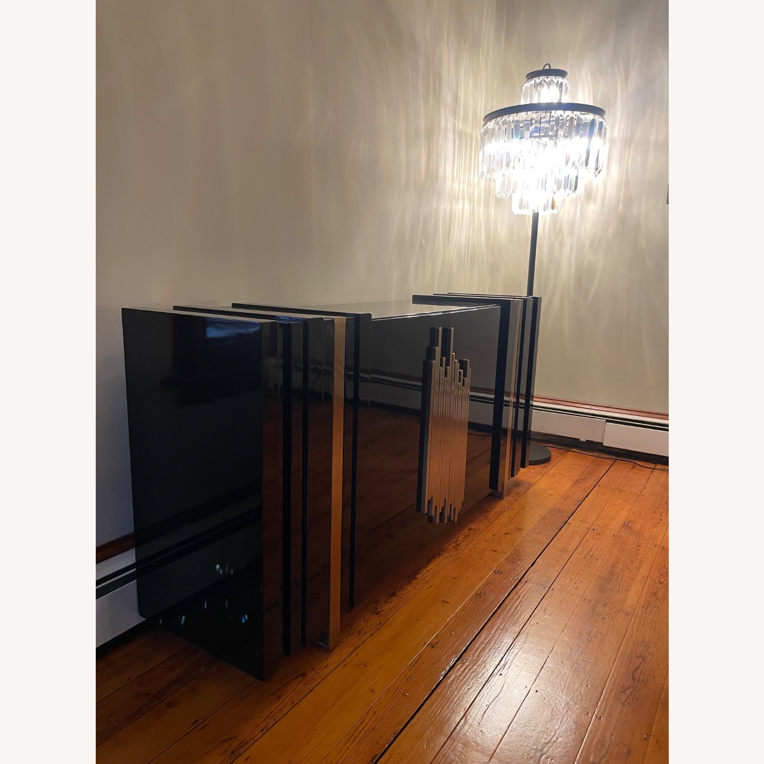 Homary Modern Art Deco Sideboard in Black Lacquer  - image-7