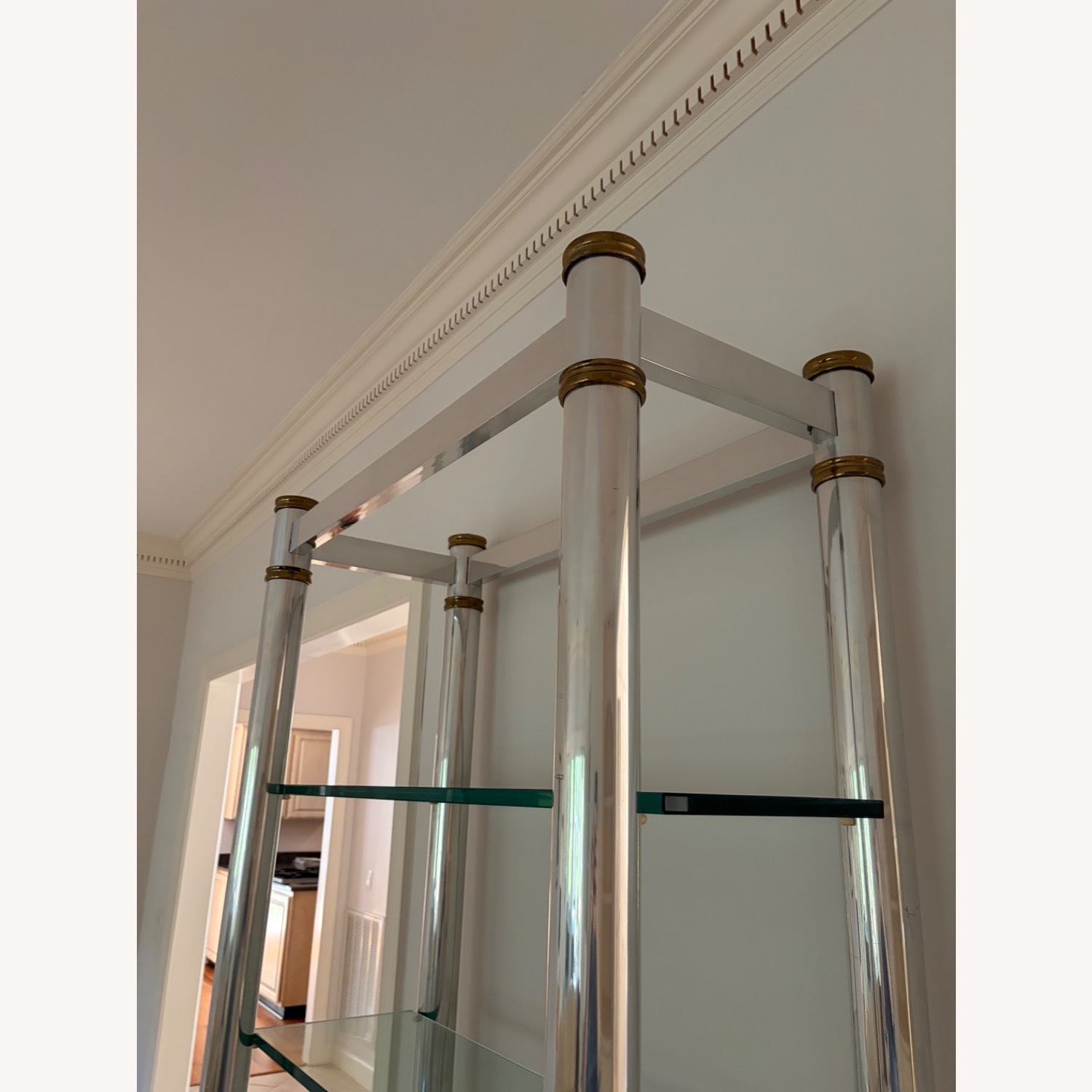 Vintage 80’s Deco Etagere Shelves - image-3