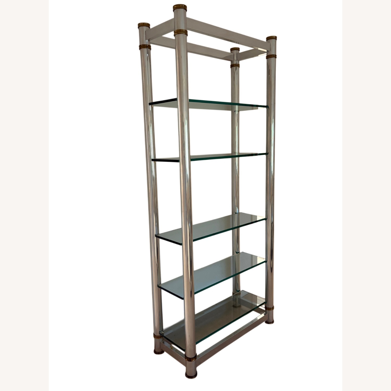 Vintage 80’s Deco Etagere Shelves - image-6