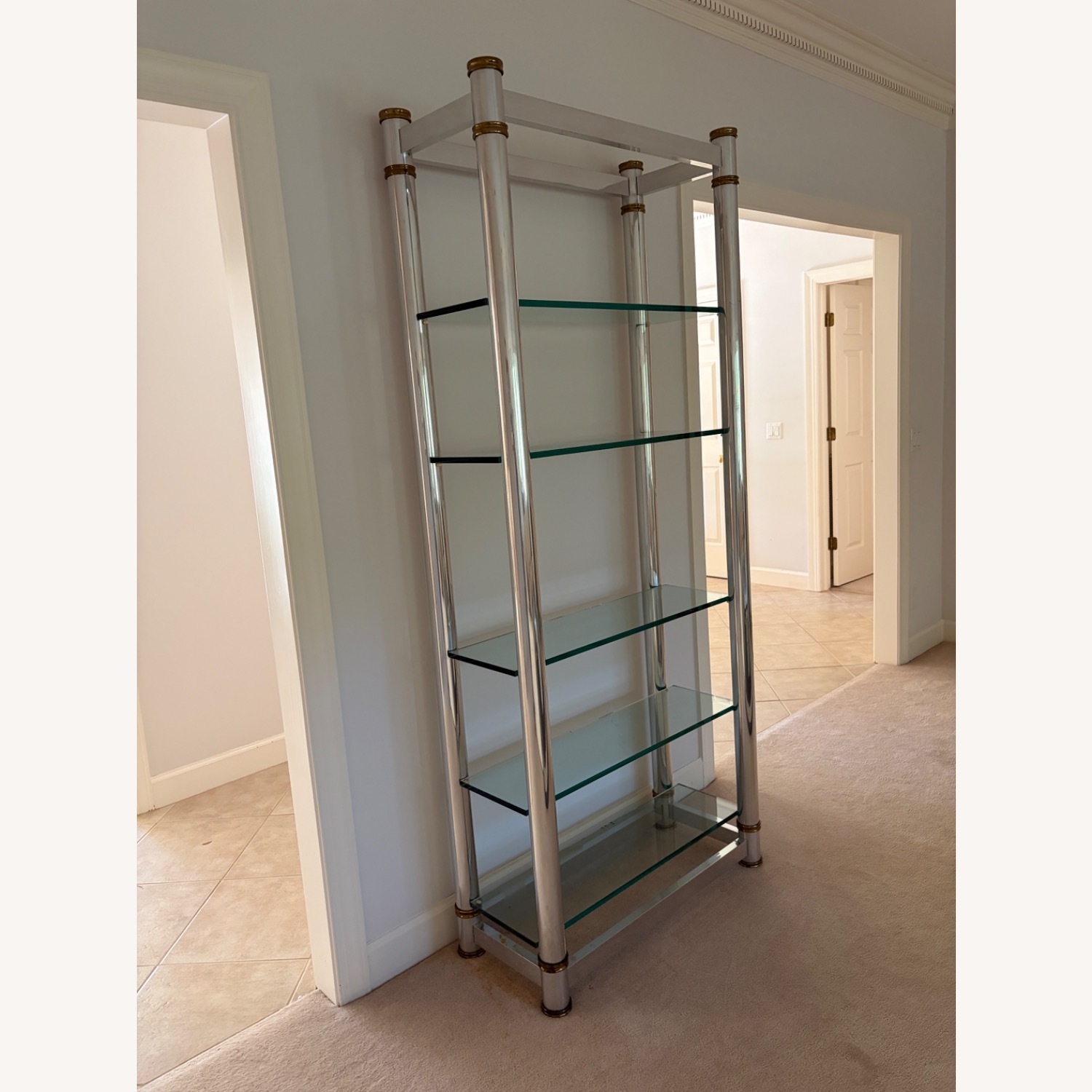 Vintage 80’s Deco Etagere Shelves - image-2