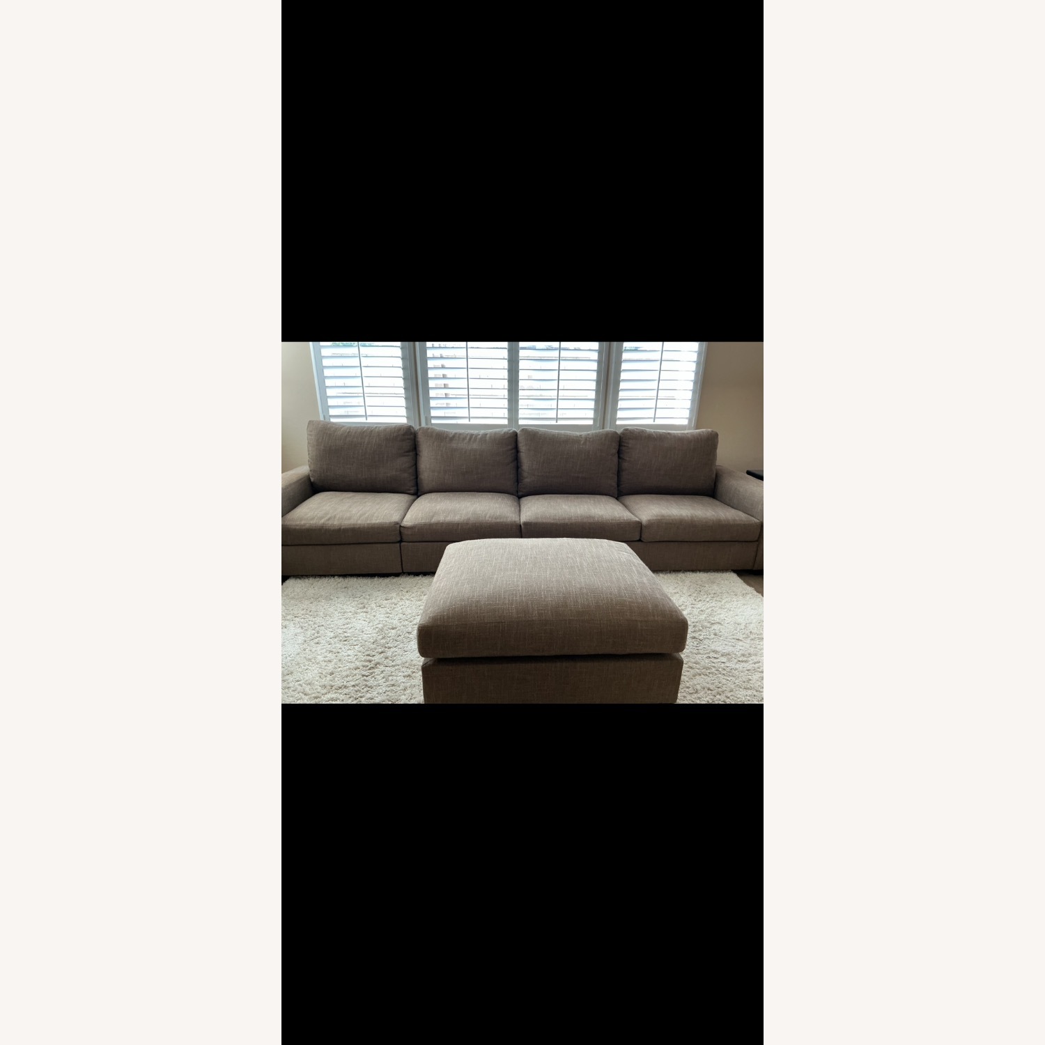 Pottery Barn 3+ Seater Sofa - image-1