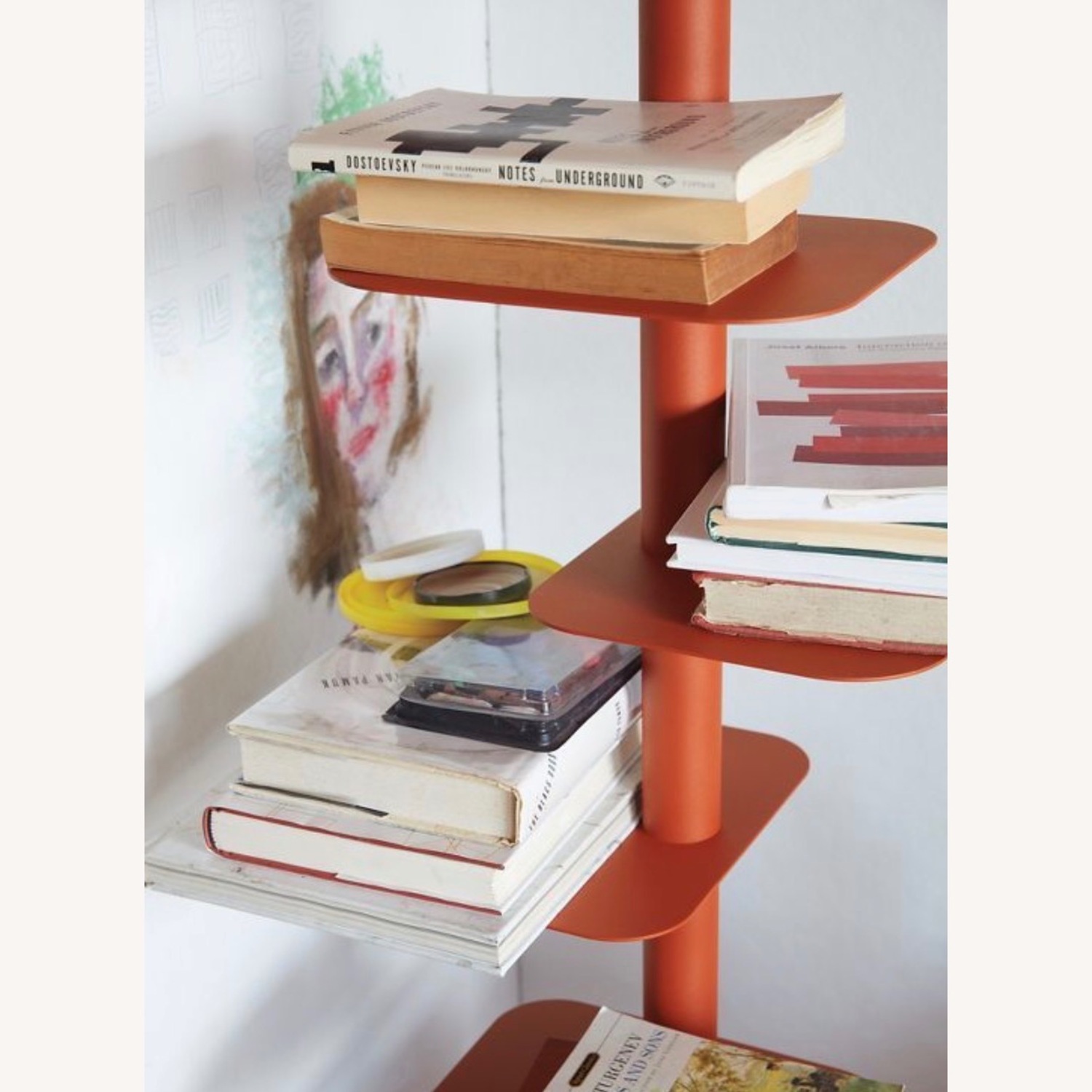 Herman Miller Story Red Bookcase - image-2