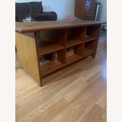 Used IKEA Leksvik Natural Wood Table for sale on AptDeco