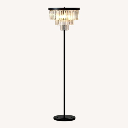 Used Wayfair Modern Luxury Crystal Floor Lamp  for sale on AptDeco