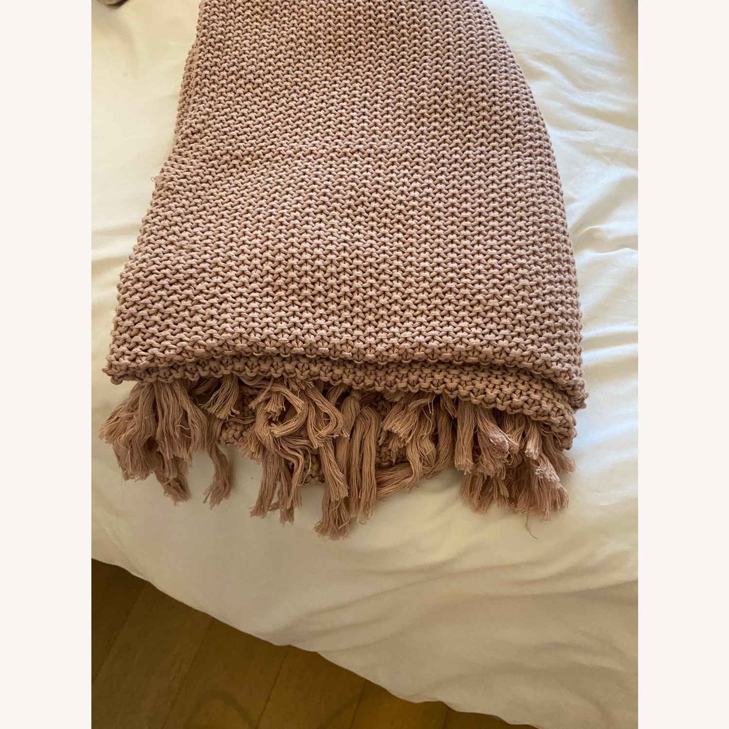 Pink Cotton Throw - image-4