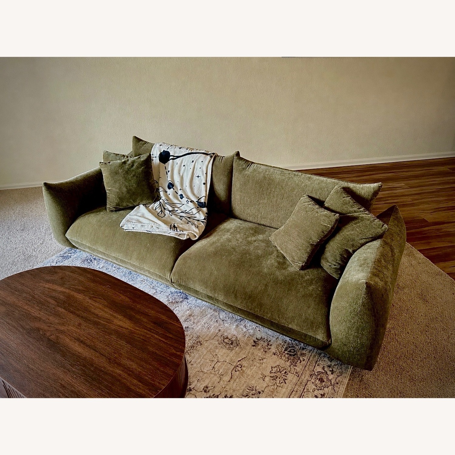 Wayfair Green Boucle 3+ Seater Sofa - image-1