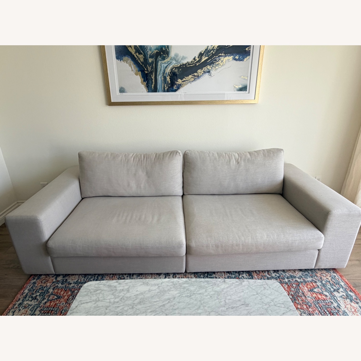 Article Beta Light Gray 2 Seater Sofa - image-1